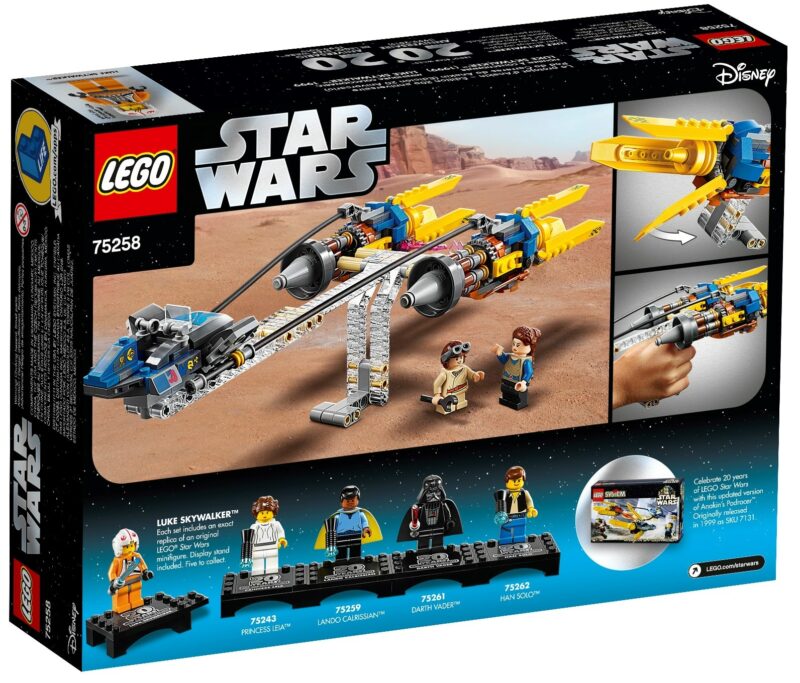 Le Podracer™ d'Anakin – Édition 20ème anniversaire (75258) Toys Puissance 3