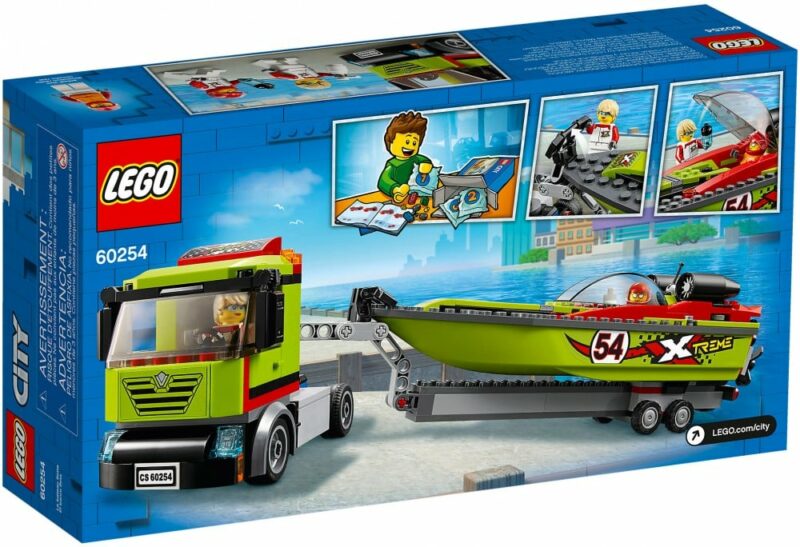 Le transport du bateau de course (60254) Toys Puissance 3