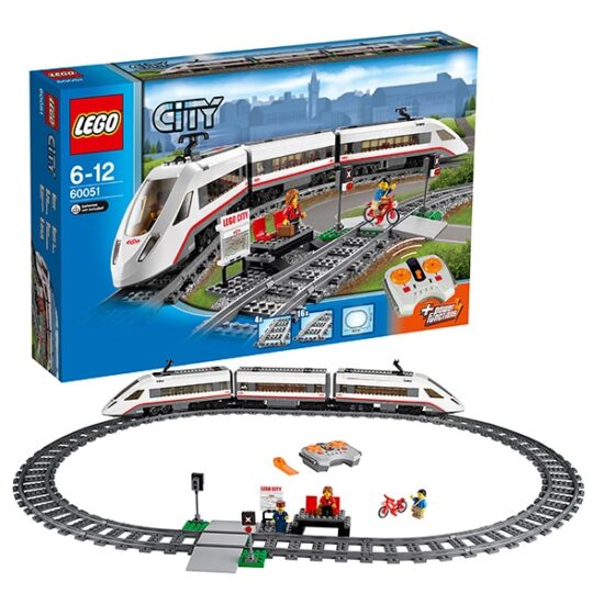 Le train de passagers à grande vitesse (60051) Toys Puissance 3
