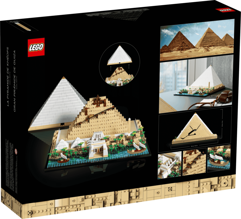 La grande pyramide de Gizeh (21058) Toys Puissance 3