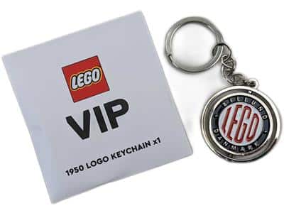 Porte-clés rétro LEGO® avec logo de 1950 (5007093)