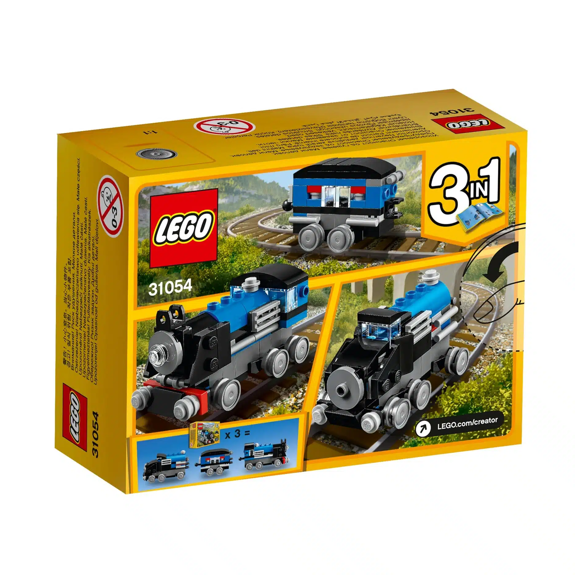 Le train express bleu (31054) Toys Puissance 3