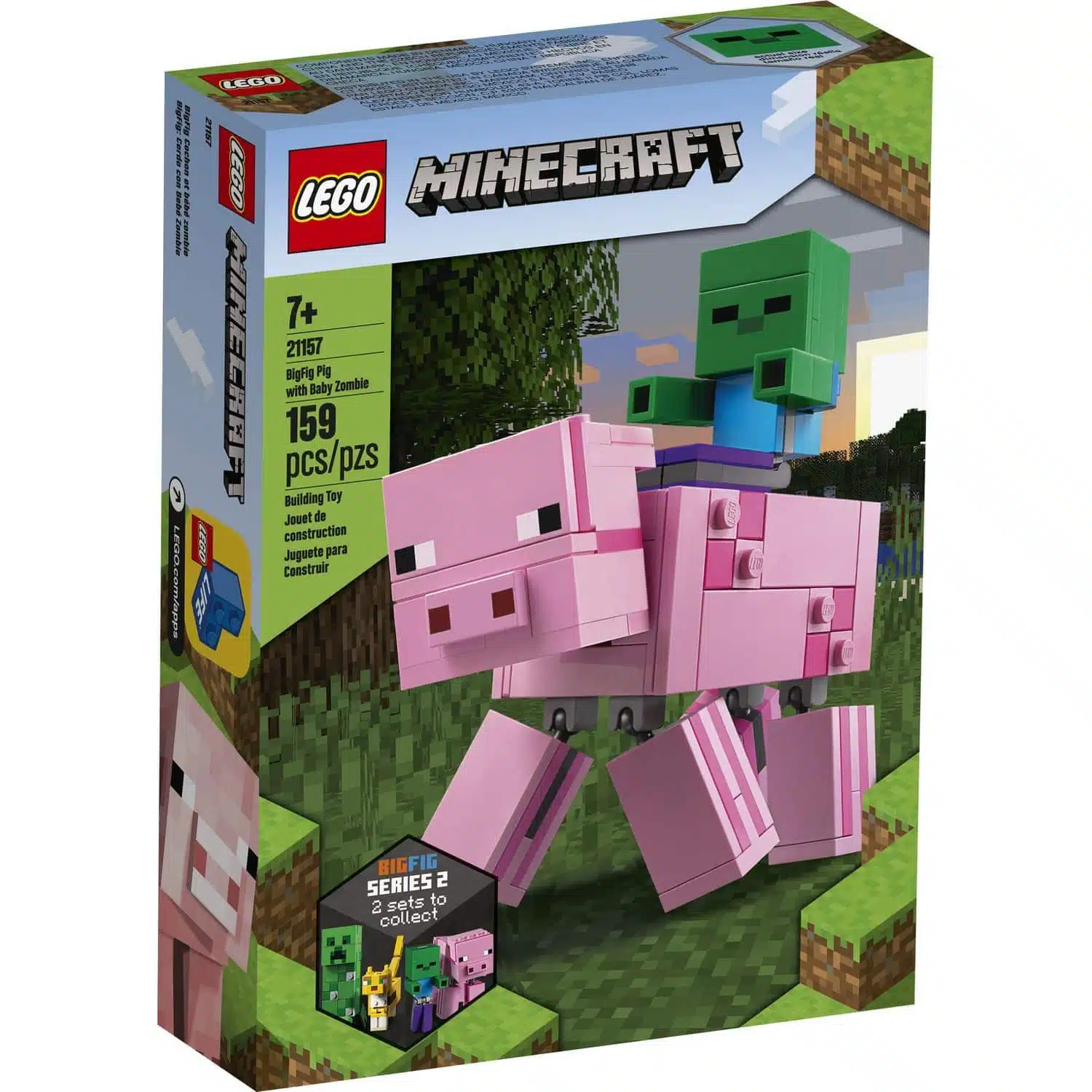 Bigfigurine cochon et bébé zombie (21157) Toys Puissance 3