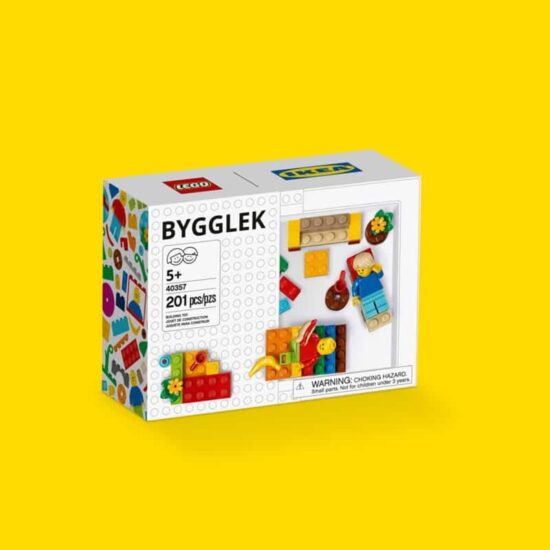 BYGGLEK Boîte de 201 briques LEGO®, multicolore (40357) Toys Puissance 3