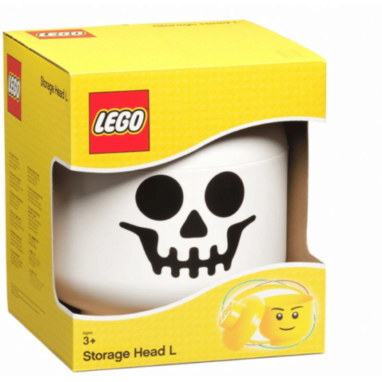Boîte de rangement en forme de tête LEGO® (version squelette) – Grande Toys Puissance 3