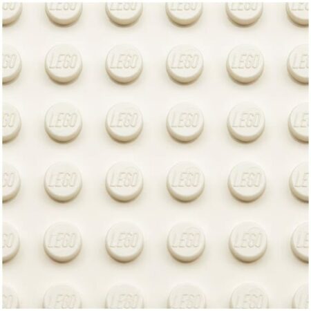 BYGGLEK Boîte IKEA x LEGO® avec couvercle, blanc, 26x18x12 cm