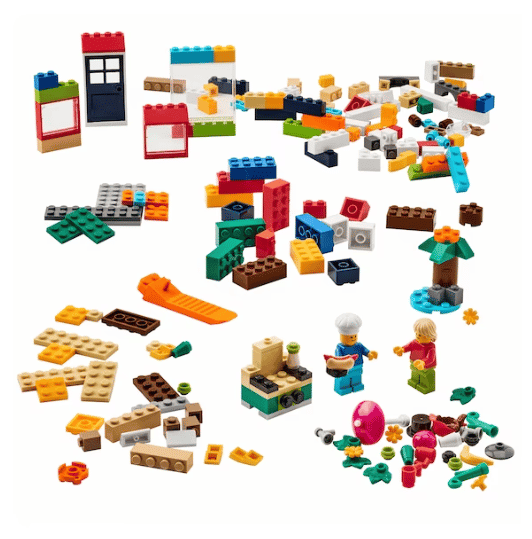 BYGGLEK Boîte de 201 briques LEGO®, multicolore (40357) Toys Puissance 3