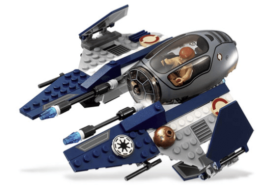 Jedi Starfighter™ with Hyperdrive Booster Ring (7661) Toys Puissance 3