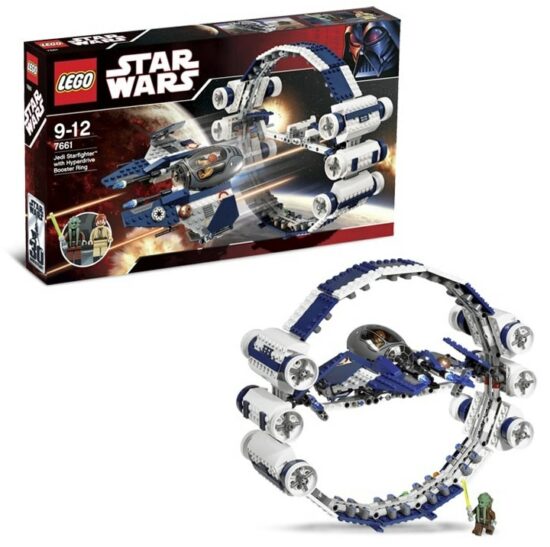 Jedi Starfighter™ with Hyperdrive Booster Ring (7661) Toys Puissance 3