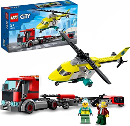 Le transport de l’hélicoptère de secours (60343) Toys Puissance 3