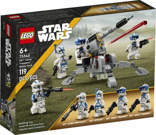 Pack de combat des Clone Troopers™ de la 501ème légion (75345) Toys Puissance 3