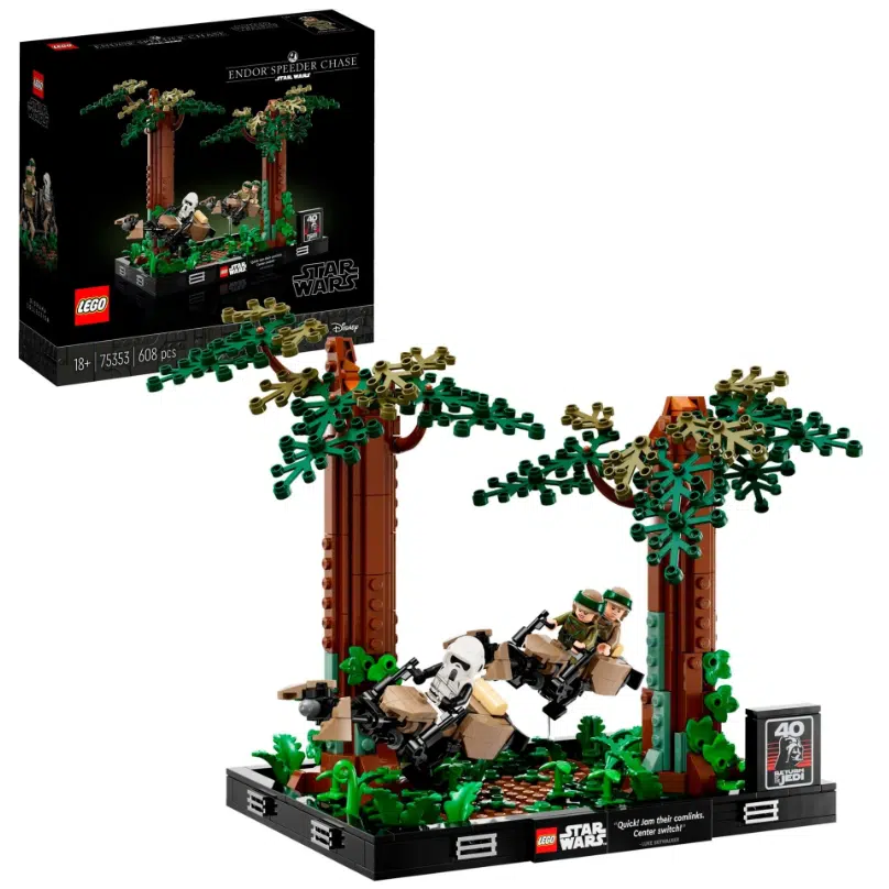Diorama de la course-poursuite en speeder sur Endor™ (75353) Toys Puissance 3