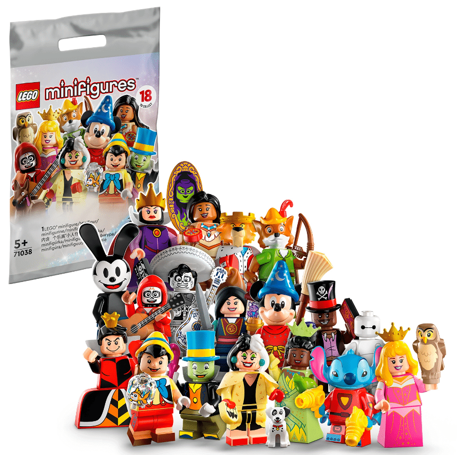 Collection complète Minifigures Disney 100 (71038) - Toys Puissance 3