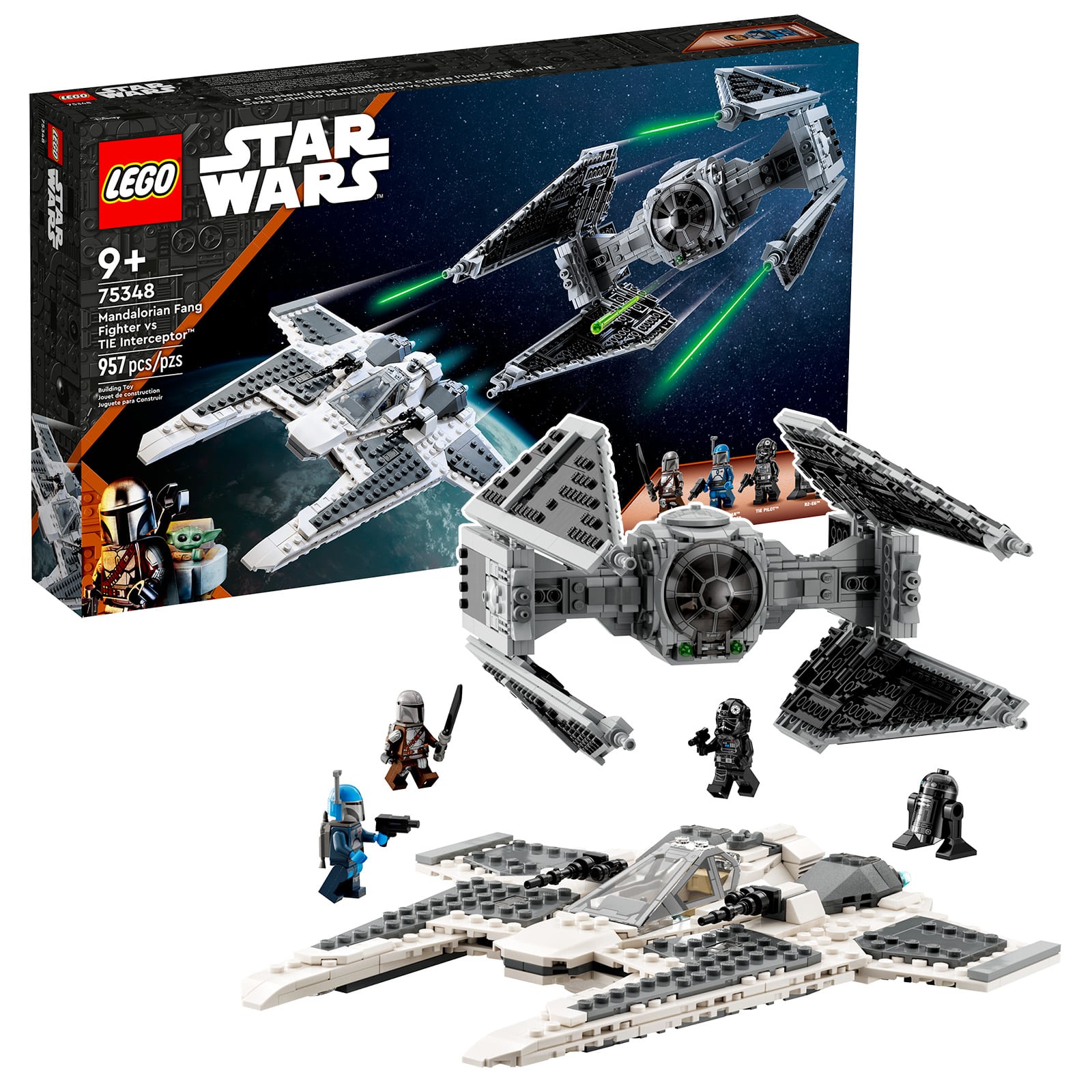 75348 - LEGO® Star Wars - Le Chasseur Fang Mandalorien Contre le