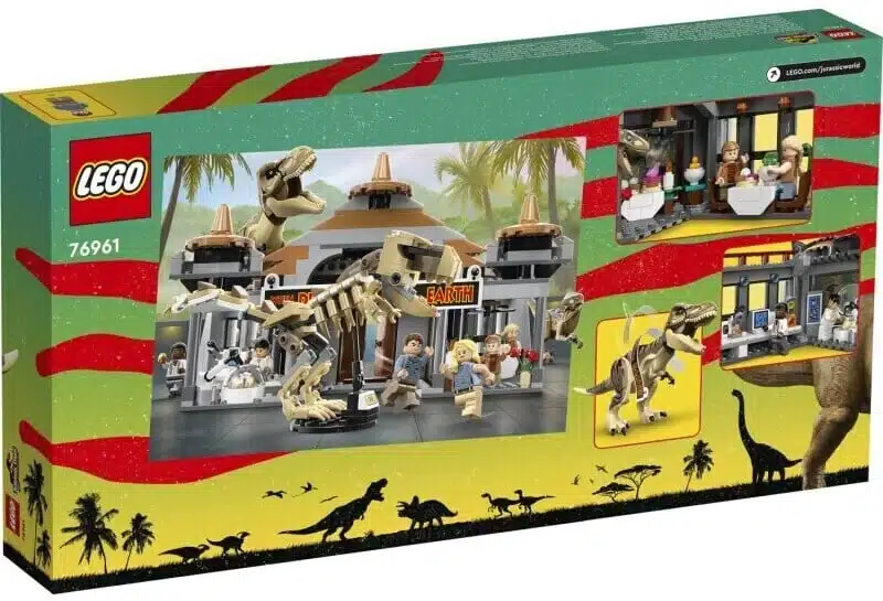 Le centre des visiteurs : l’attaque du T. rex et du vélociraptor (76961) Toys Puissance 3