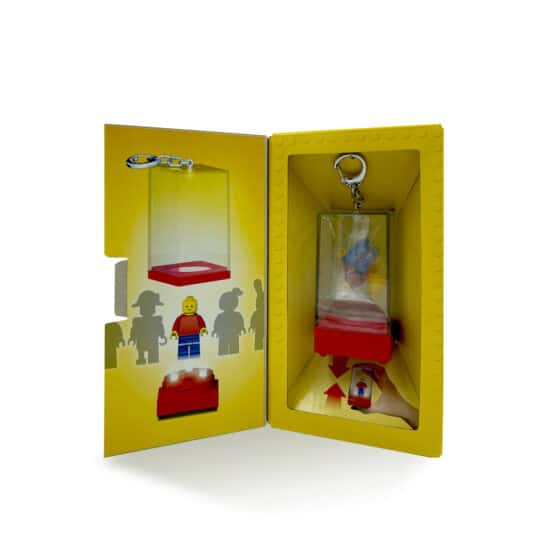 Porte-clés Lumineux Avec Mini-Figurine Rouge (Incluse) Toys Puissance 3
