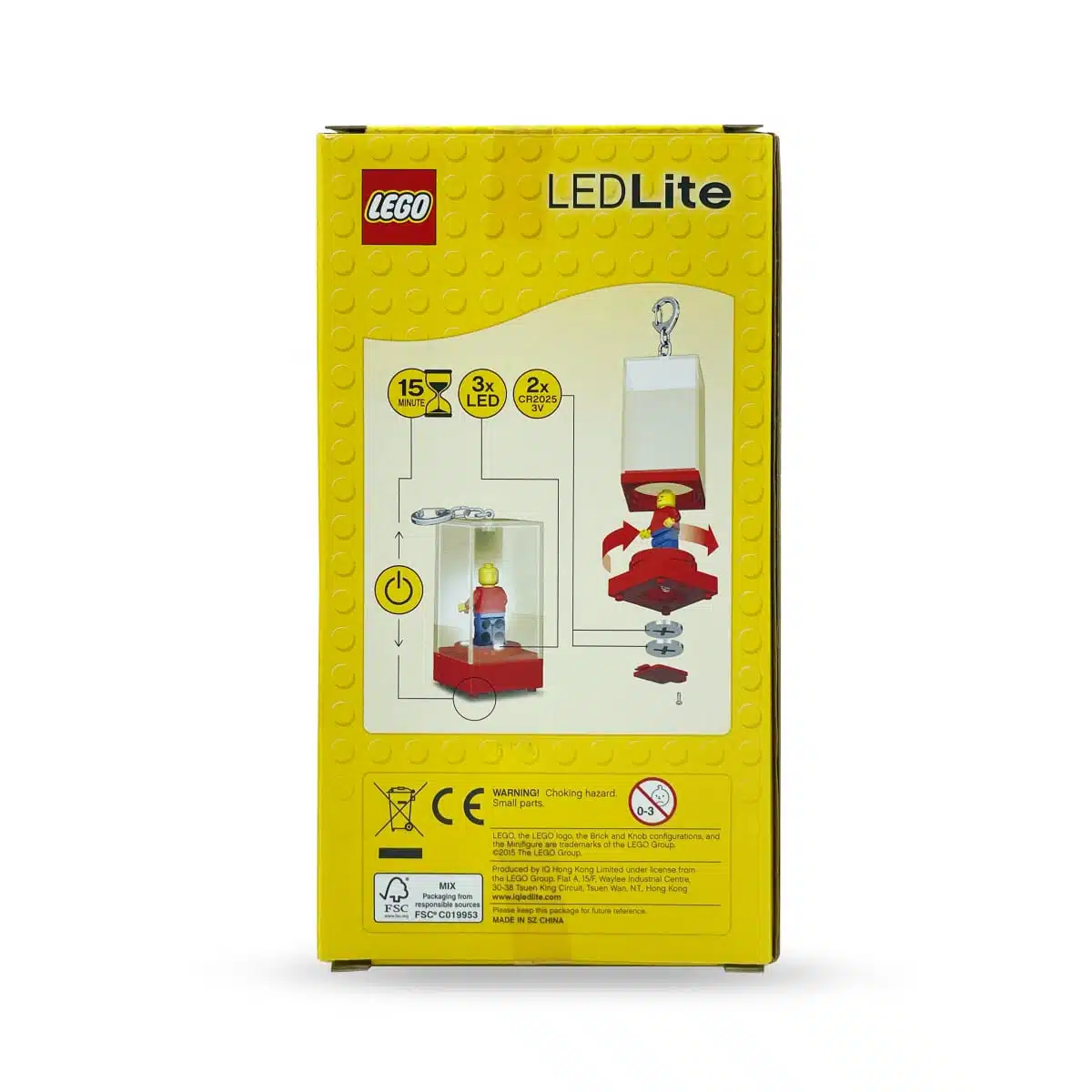 Porte-clés Lumineux Avec Mini-Figurine Bleue (Incluse) Toys Puissance 3