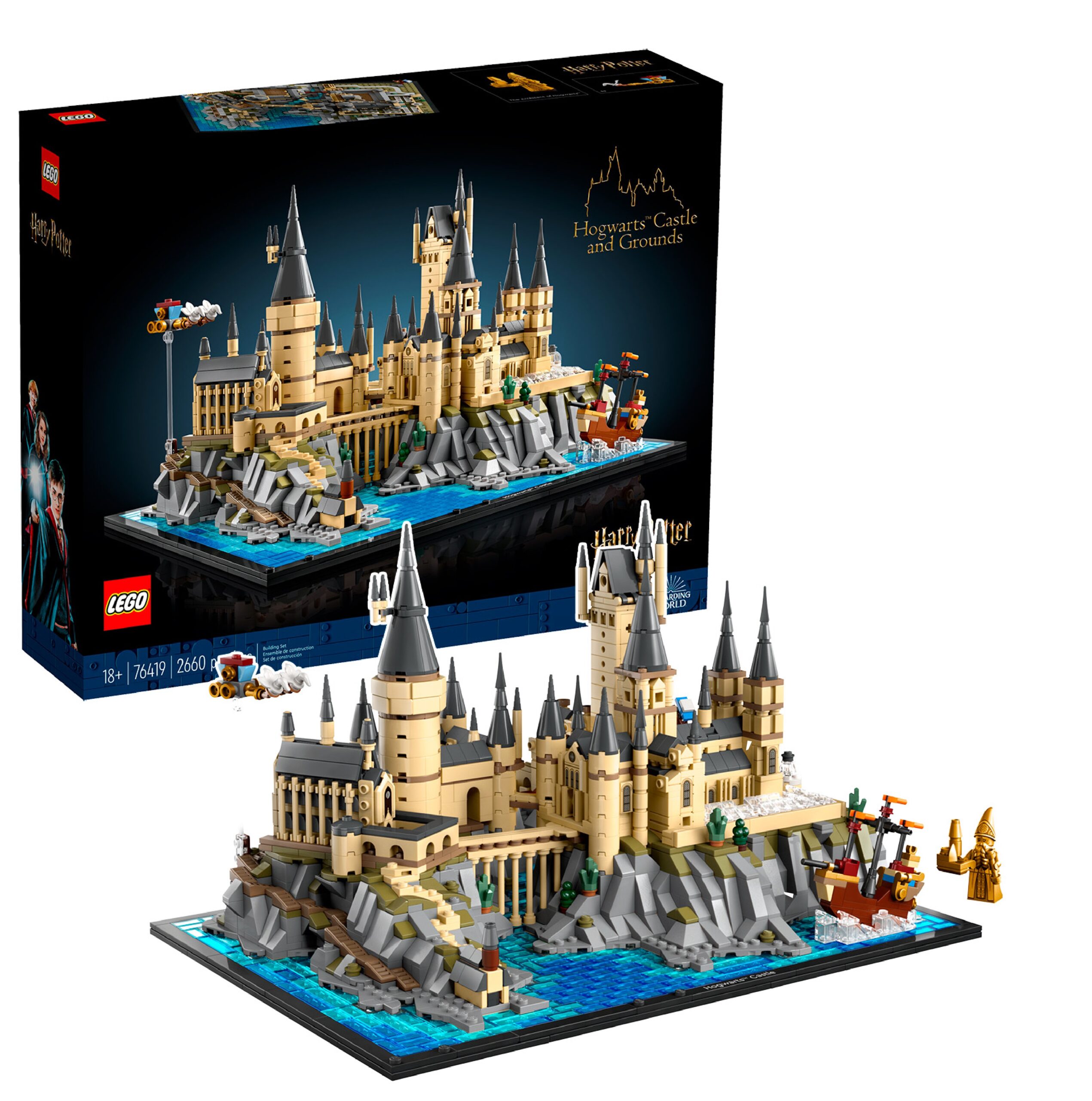 Soldes LEGO Harry Potter - Le château et le domaine de Poudlard (76419)  2024 au meilleur prix sur