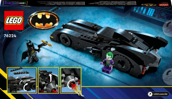 La Batmobile™ : poursuite entre Batman™ et le Joker™ (76224) Toys Puissance 3