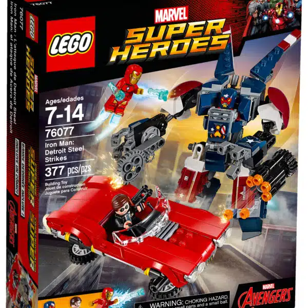 Iron Man : L&rsquo;attaque de Detroit Steel (76077)