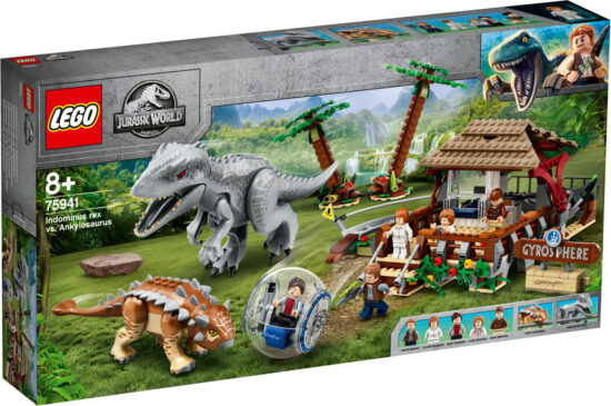 L'Indominus Rex contre l'Ankylosaure (75941) Toys Puissance 3