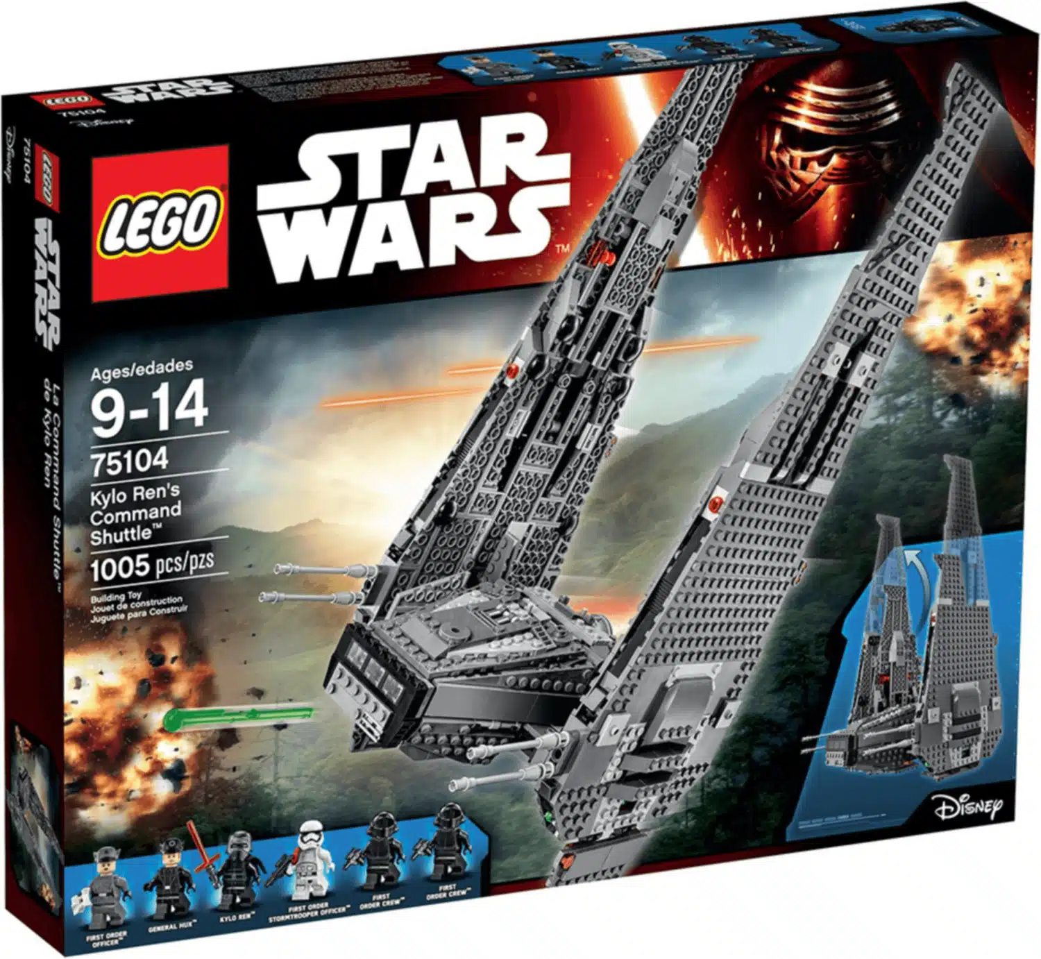 Kylo Ren's Command Shuttle™ (75104) Toys Puissance 3