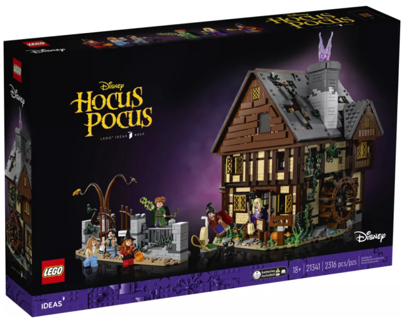 Hocus Pocus Disney : le manoir des sœurs Sanderson (21341) Toys Puissance 3