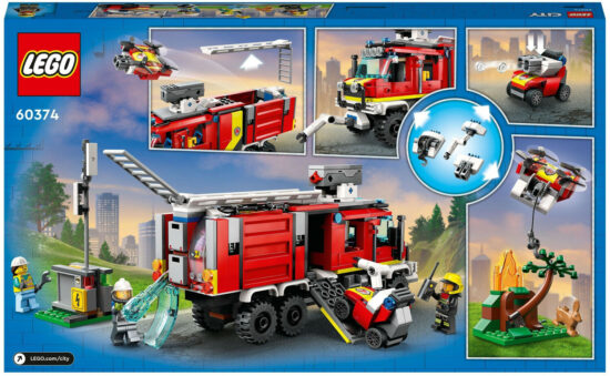 Le camion d’intervention des pompiers (60374) Toys Puissance 3