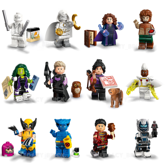 Collection complète Minifigures Marvel Série 2 (71039) Toys Puissance 3