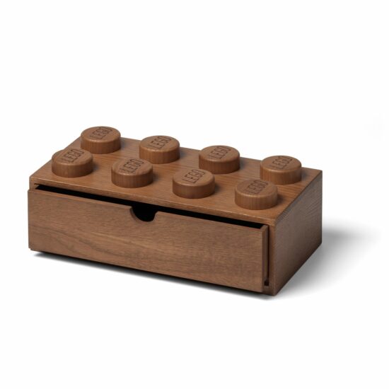 Brique de rangement en bois 8 tenons – chêne foncé (5007116) Toys Puissance 3