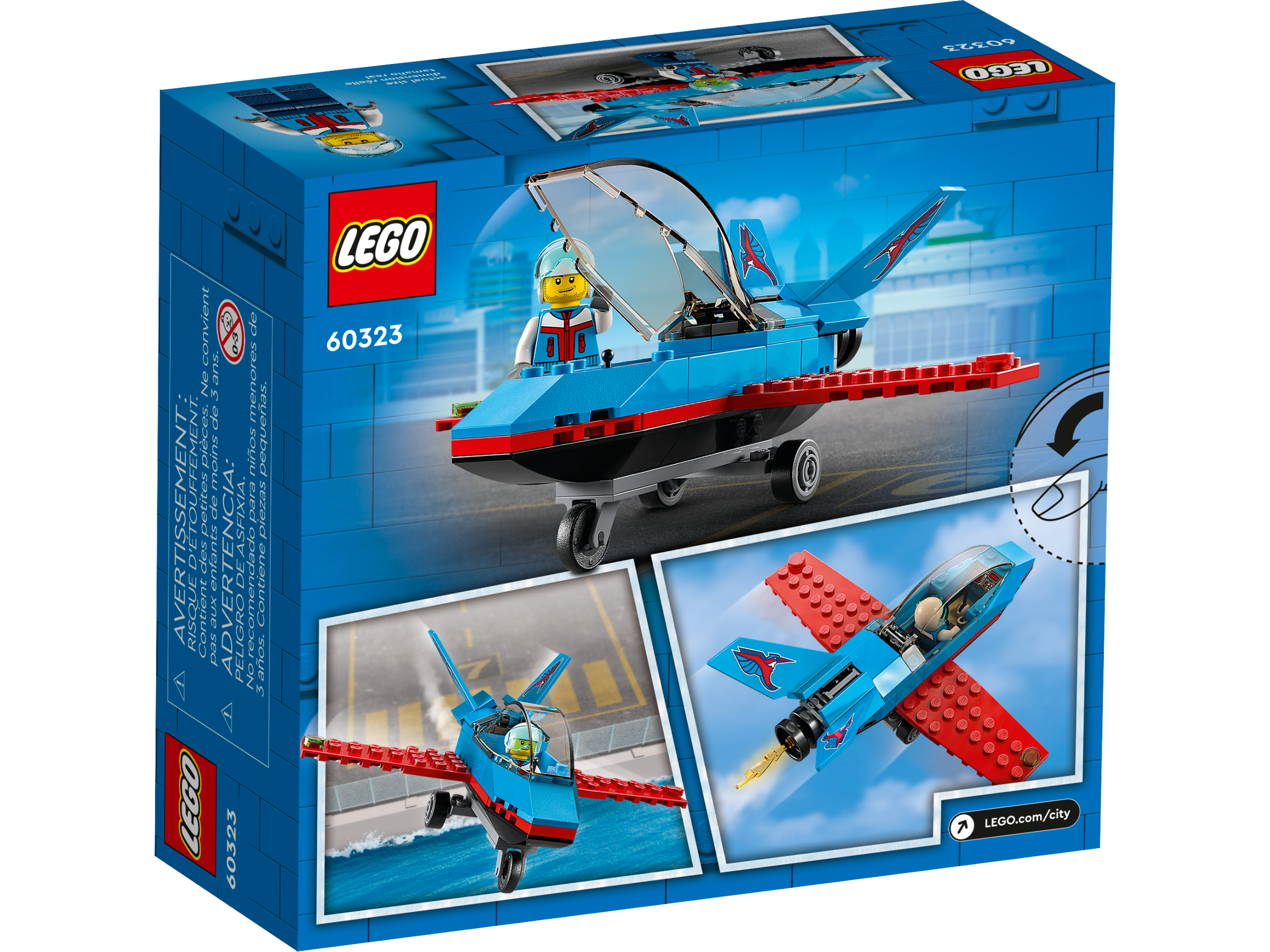 LEGO 60323 L'avion de voltige  Boutique en ligne plentyShop LTS