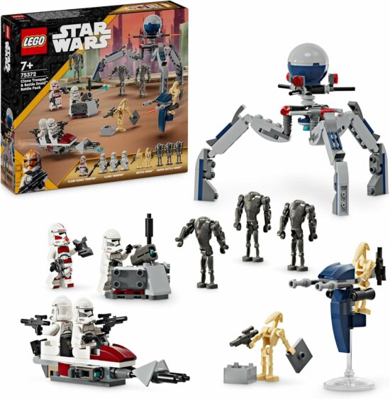 Pack de combat des Clone Troopers™ et Droïdes de combat (75372) Toys Puissance 3