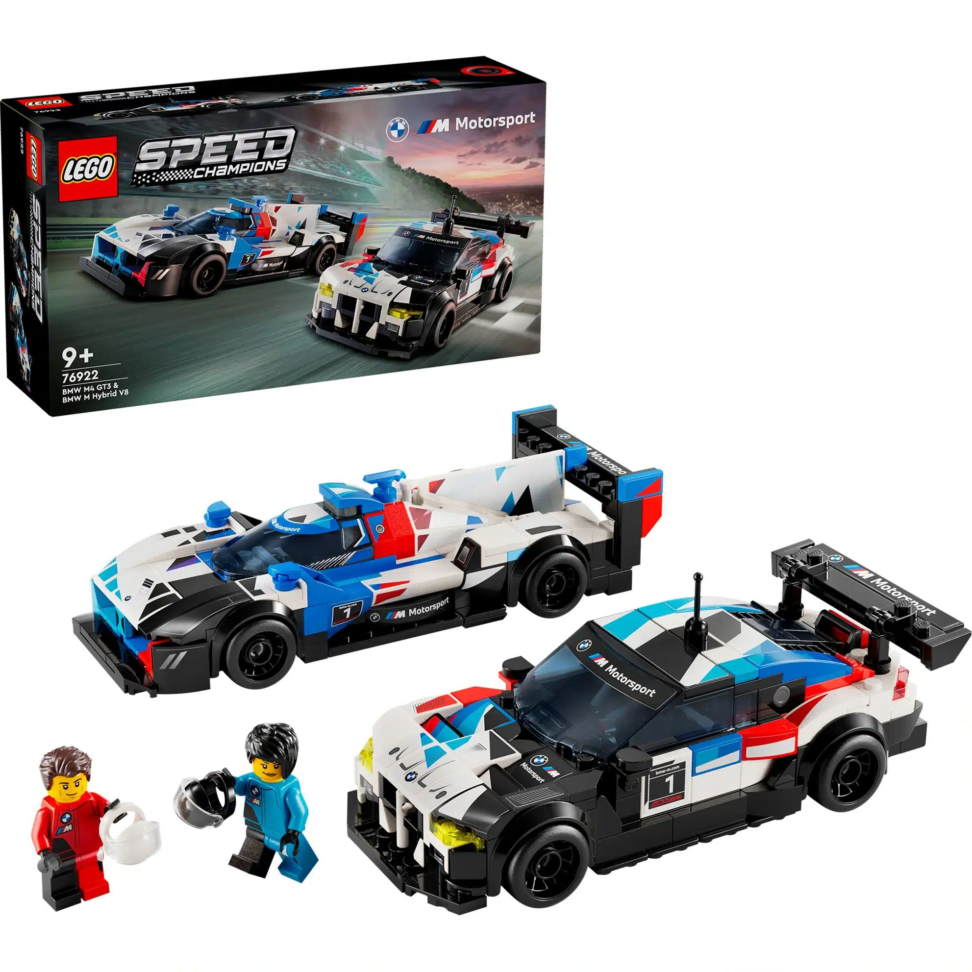 Voitures de course BMW M4 GT3 et BMW M Hybrid V8 (76922) Toys Puissance 3