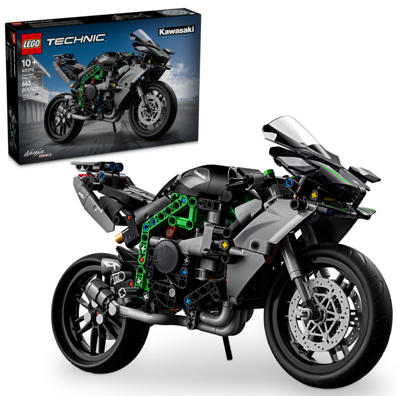 La moto Kawasaki Ninja H2R (42170) Toys Puissance 3