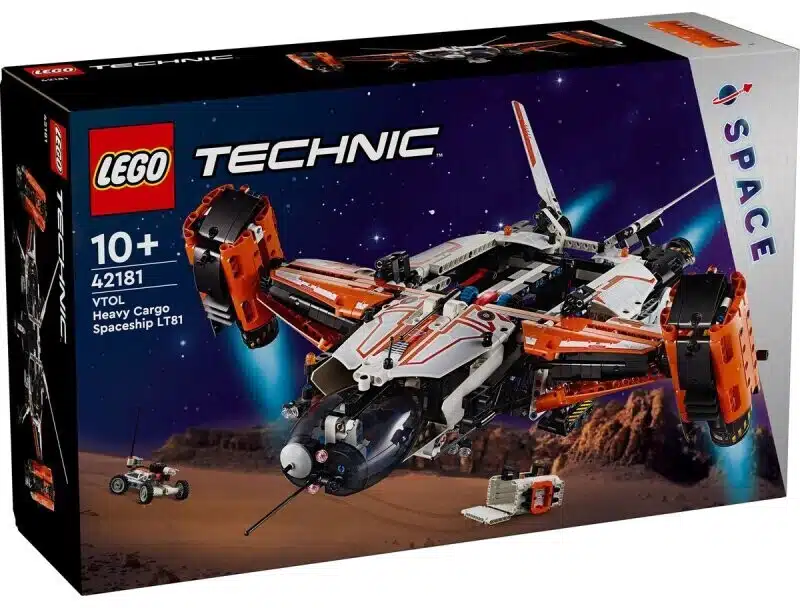 Le vaisseau spatial cargo VTOL LT81 (42181) Toys Puissance 3