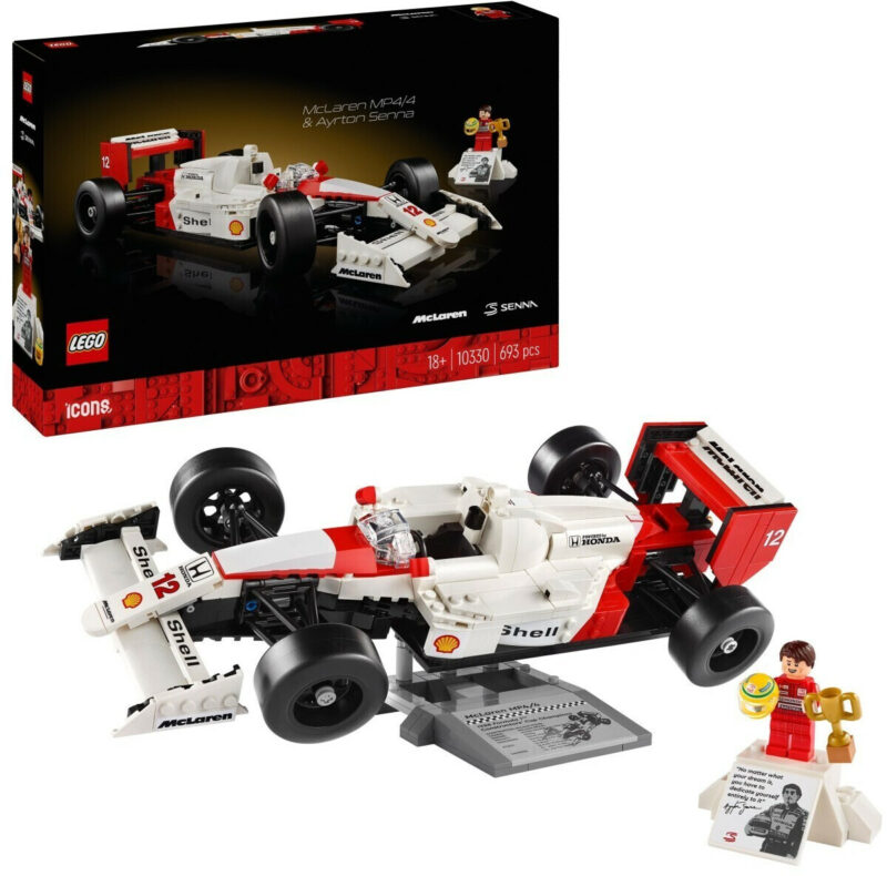 McLaren MP4/4 & Ayrton Senna (10330) Toys Puissance 3