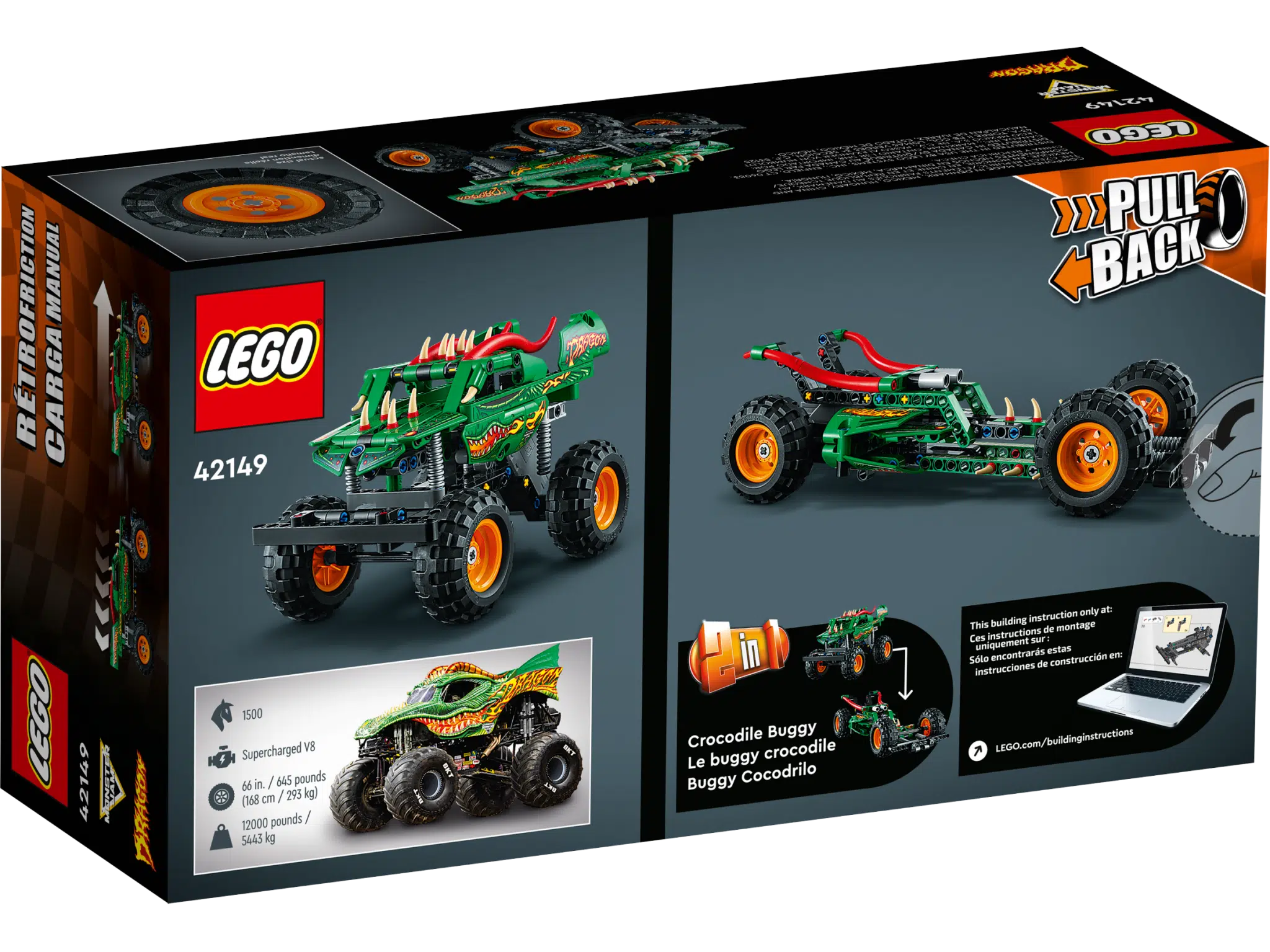 Monster Jam™ Dragon™ (42149) Toys Puissance 3