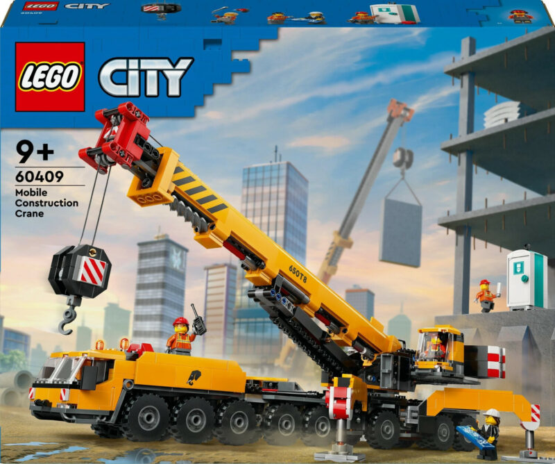 La grue de chantier mobile jaune (60409) Toys Puissance 3