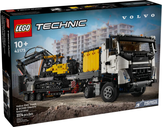 Camion Volvo FMX et pelleteuse électrique EC230 (42175) Toys Puissance 3