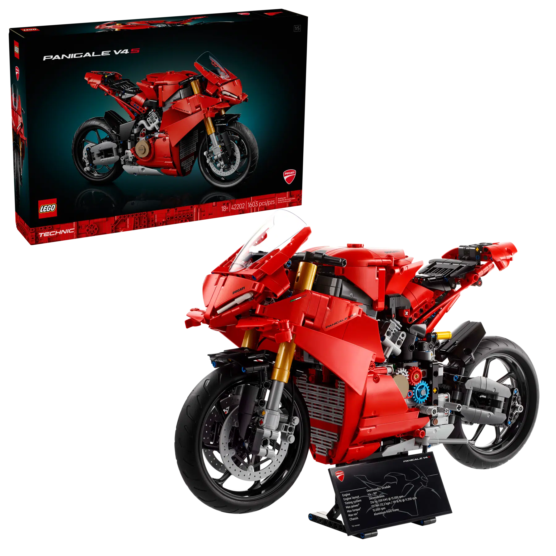 La Moto Ducati Panigale V4 S (42202) Toys Puissance 3