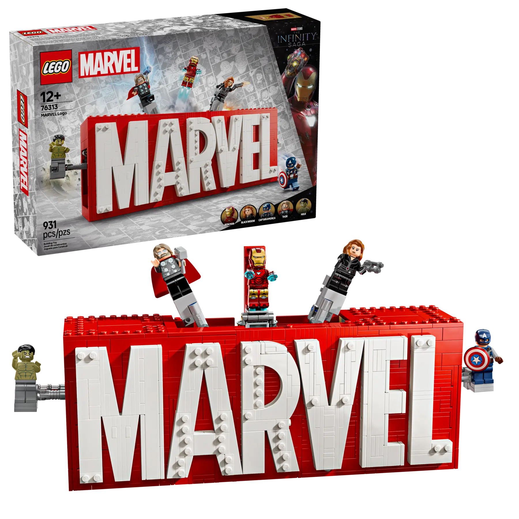 Logo MARVEL et ses super-héros (76313) Toys Puissance 3
