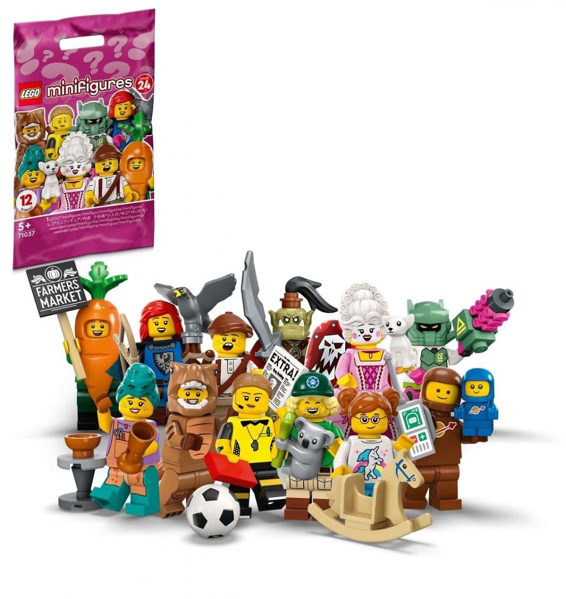 Collection complète Minifigures Série 24 (71037) Toys Puissance 3