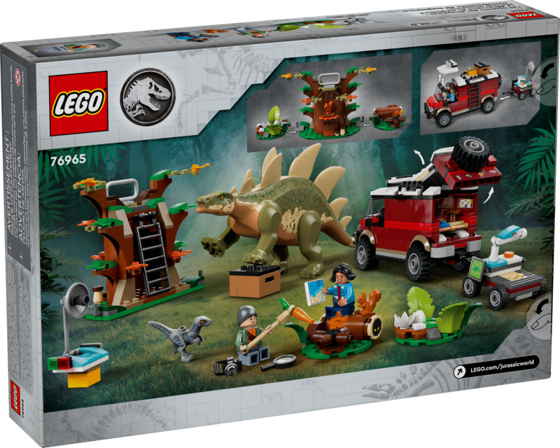 Missions dinosaures : la découverte du stégosaure (76965) Toys Puissance 3