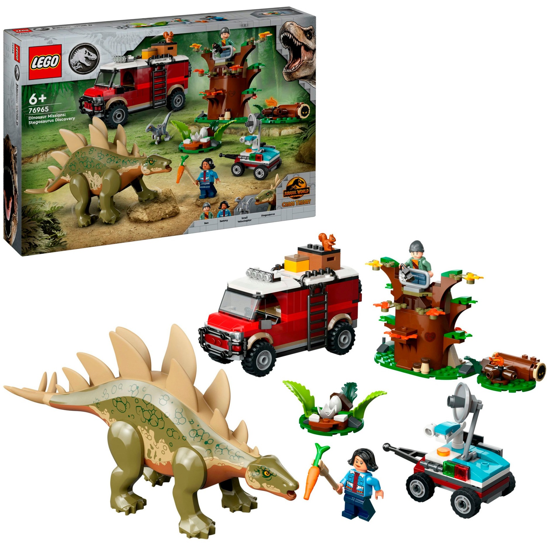 Missions dinosaures : la découverte du stégosaure (76965) Toys Puissance 3