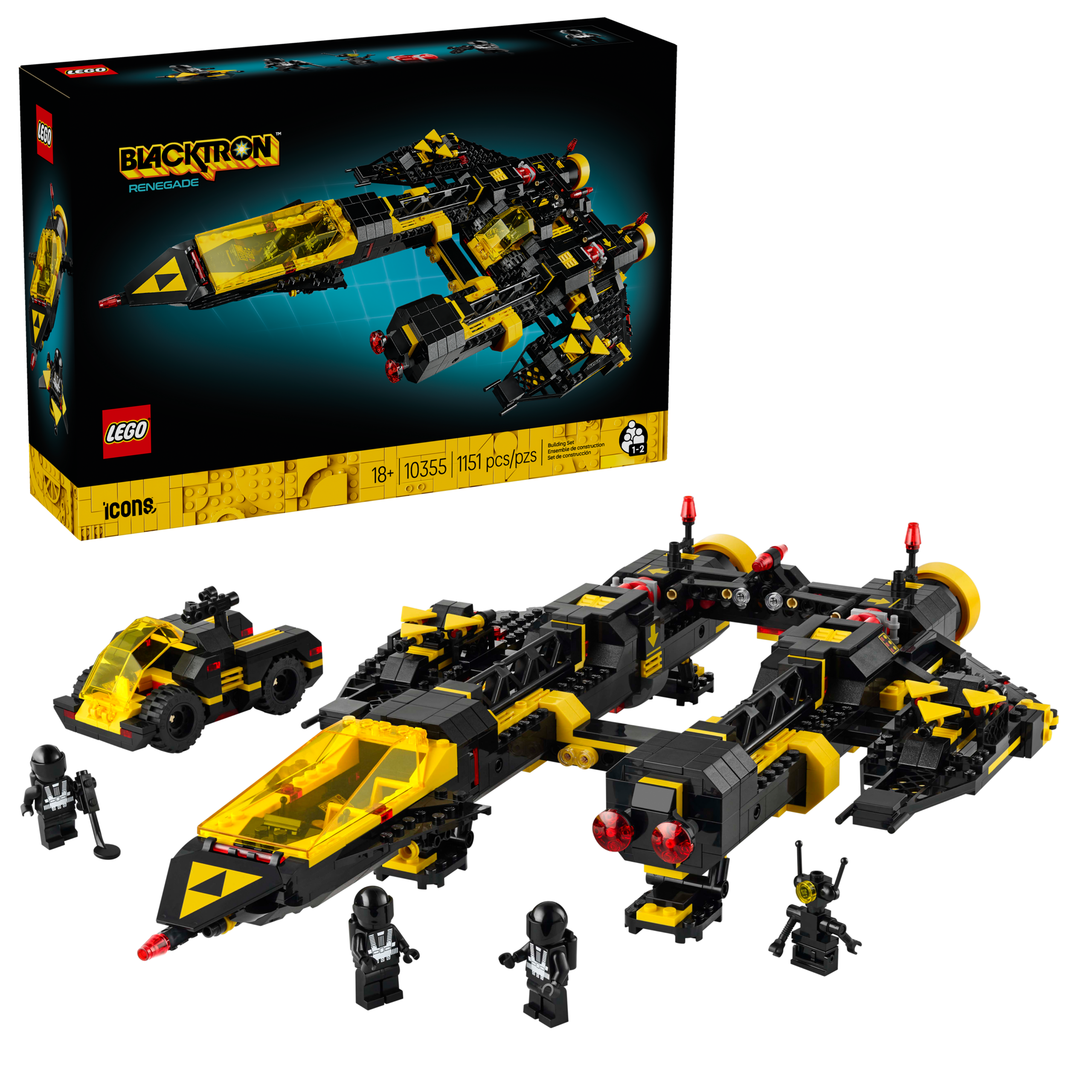 Le Blacktron Renegade (10355) Toys Puissance 3