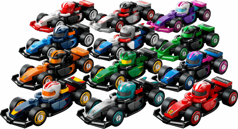 Collection complète Voitures F1® (71049) Toys Puissance 3