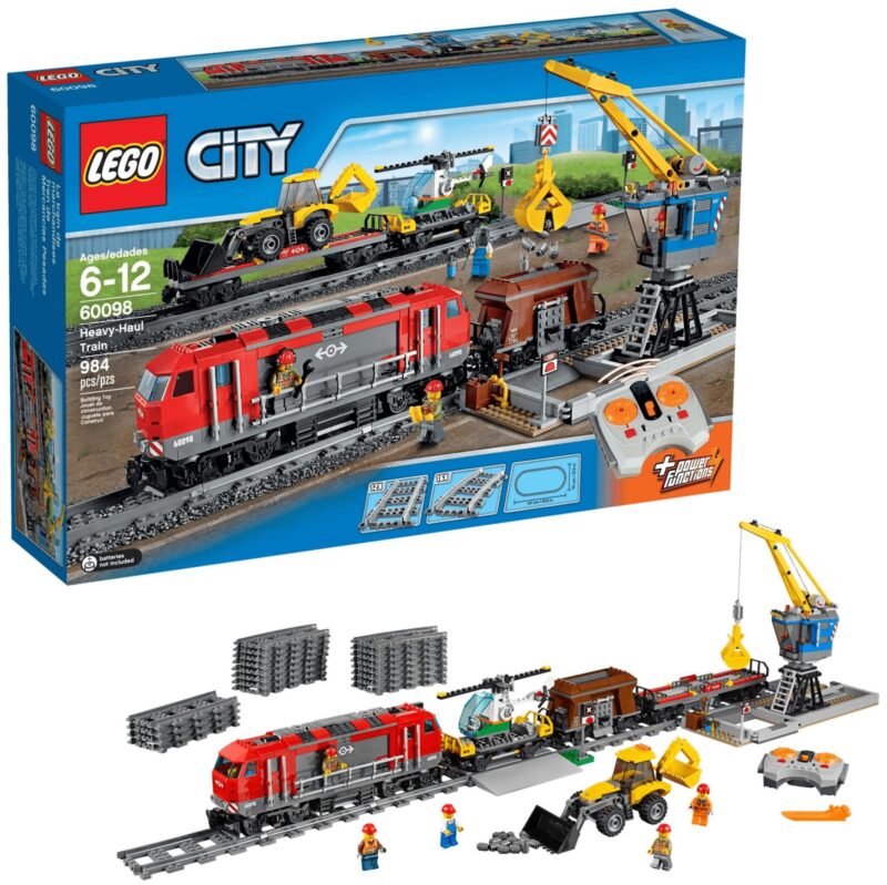 Le train de marchandises rouge (60098) Toys Puissance 3