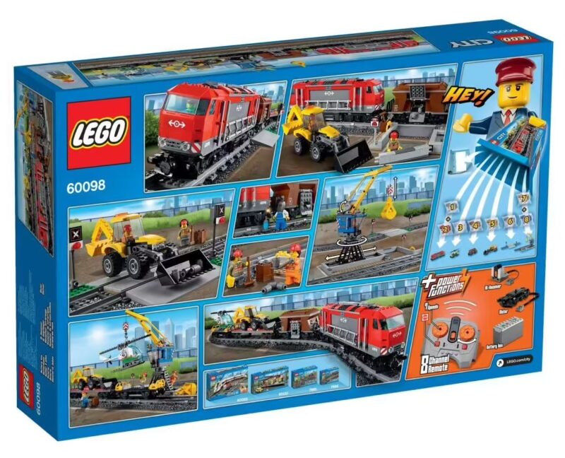 Le train de marchandises rouge (60098) Toys Puissance 3