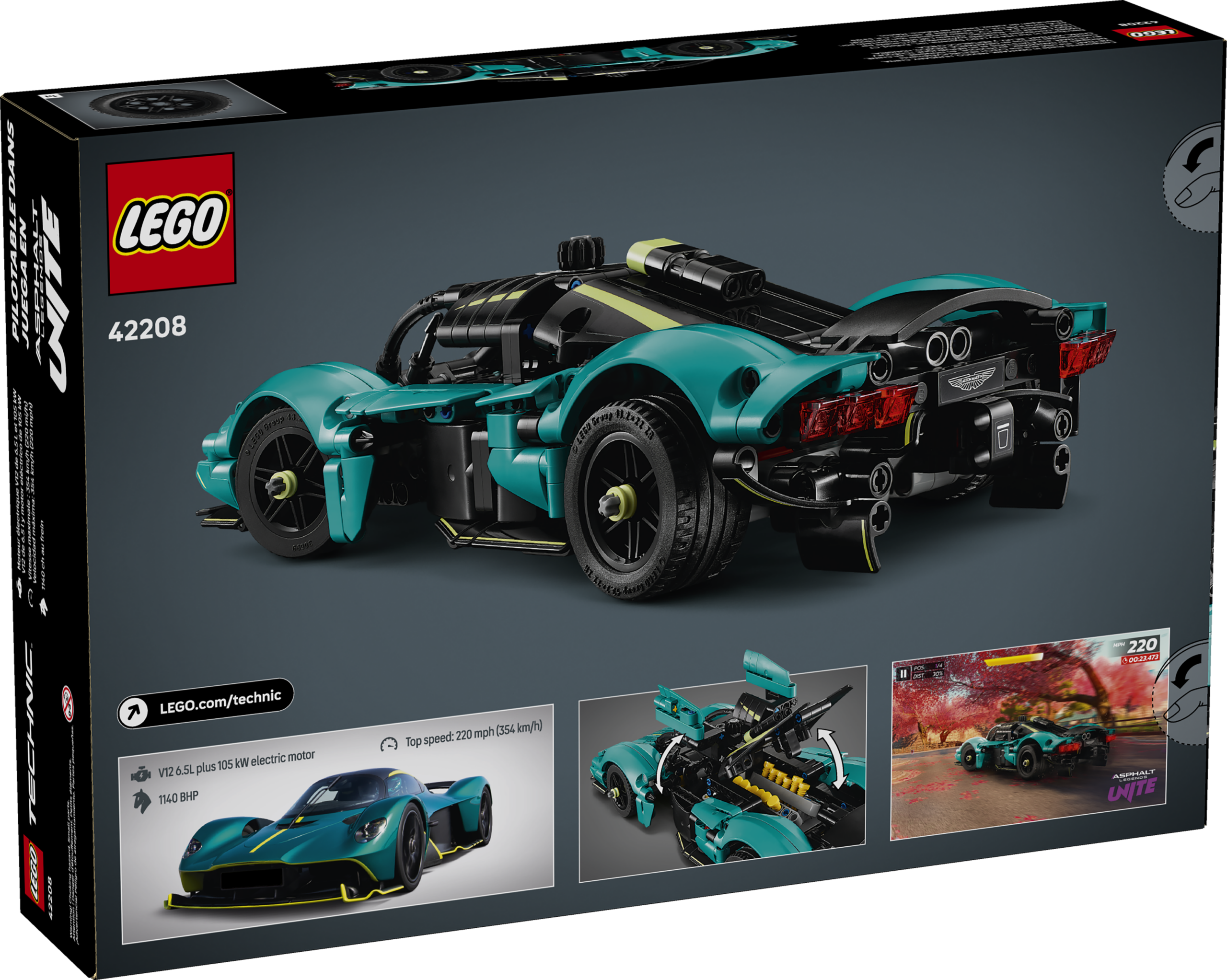 Aston Martin Valkyrie (42208) Toys Puissance 3
